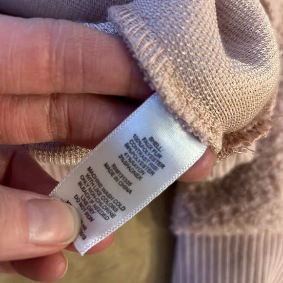 Socialite Nordstrom Teddy Sherpa Sweatshirt XL - Picture 4 of 5